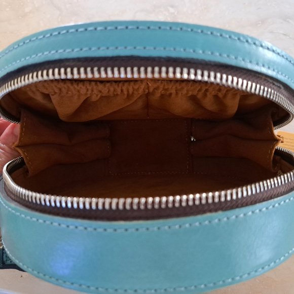 Patricia Nash Devonia Crossbody - Distressed Vintage Blue Grass - Picture 4 of 6